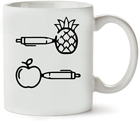 P P A P Pen Pineapple Apple Pen Funny Classic Tea Coffee Mug