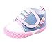 Bigood Baby Crib Butterfly Flowers Anti-Slip Shoes Walking Trainers 12cm Pink