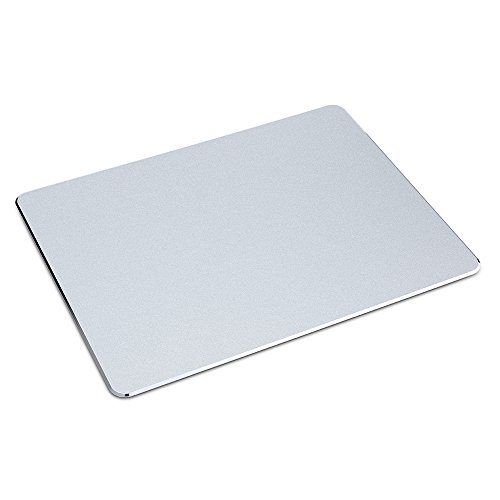 Alfombrilla para rat n para videojuegos base de goma antideslizante
superficie de aluminio para control r pido y preciso Compatible con
cualquier Velocidad Dpi y cualquier rat n l ser ptico de gamer o
escritorio color plateado