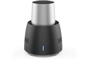 Funthy Enfriador Rápido de Vino, Mini Refrigerador de Botella Eléctrico, Copa De Enfriamiento para Botellas de Vino o champán, Cerveza Helada, Bebidas Portátil para El Hogar, Oficina, Viajes-Negro