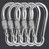 Vidalı Metal Karabina, 10 mm, 5'li Paket