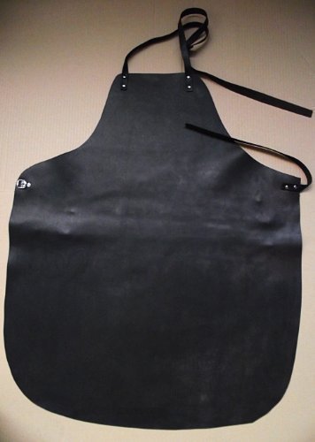 Extra starke Lederschürze - Profiqualität in 80x100 cm als Schweißerschürze, Schmiedeschürze, Tischlerschürze
