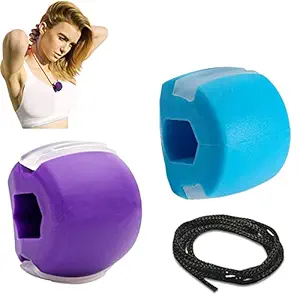 FEXMY Jawline Face Fat Reducer Slim Tone Your Face Facial Exerciser-Jaw Exerciser For Men & Women (small, 2)