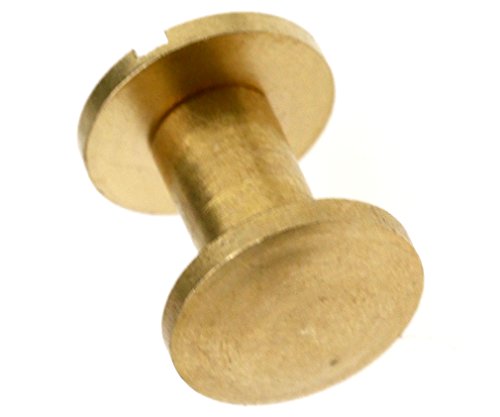 10Paar 8×4.5mm Gürtelschrauben Buchschrauben Buch Gürtel Schrauben - 4