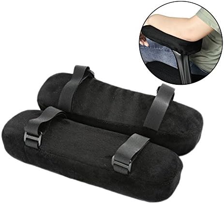 Kesset Chair Armrest Pad Ergonomic Memory Foam Elbow Pillow Chair Armrest Pad, 1 Pair