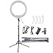 Produktbild Ring-Licht 18 Zoll 5500K Dimmable LED-Ring-Licht, Heller Stand, Youtube, Rebe Selbstporträt-Videoschießen-Licht-Kamera-Foto-Video-Blitz-Installationssatz