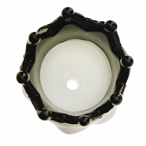 Skull King Bong Köpfchen 18,8 Wasserpfeifen Kopf (Weiß / Schwarz) - 2