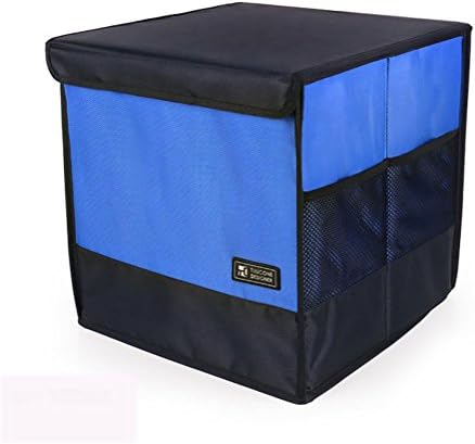 RIRI Car storage box multi-purpose vehicle storage box trunk set to the cylinder debris storage , blue
