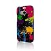 Produktbild MPERO SNAPZ Series Gummierte Case Tasche Hülle for The All New HTC One M8 - Schwarz Paint Splatter