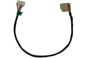 AKUYAO Connettore di alimentazione DC IN, presa di ricarica, 12 poli per HP 15-EC 15-EC0057AX TPN-Q229 16-A 16T-A 150W L72703-001 L71031-S14 L71031-Y14 (lunghezza: 23 cm)