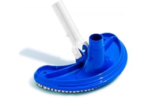 myPool Bodensaugerbürste Halbmond, Reinigungsbürste, manueller Poolsauger, robuste Poolbürste, Menge: 1 Stück