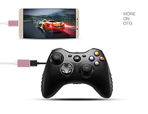 10.6cm USB Type-C Adapter, USB-C 3.1 auf USB-A 3.0 Kable Male to Female für USB Type-C Geräte, einschließlich MacBook, Chromebook Pixel, Nexus 5X, Nexus 6P, Nokia N1 Tablet und mehr (silber) - 7