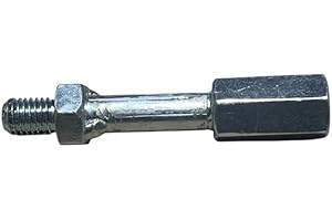 SKIMFLEX Mixing Paddle Extension Bar M14 Thread Extender 100mm Mixer Whisk Spiral Stirrer 6" Plaster Mortar Grout Cement Concrete