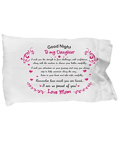 Michell63bentham I M So Proud Of My Daughter Love Mom Pillowcase Buy Online In Andorra At Desertcart