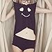 Tenflyer Nightwear Comfort Lingerie Cute Printed Pattern Nightwear Pajamas Sleepwear Top + Underpants