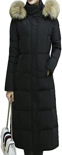 Oangel Womens Winter 90% Down Long Down Puffer Coat Parka With Hood