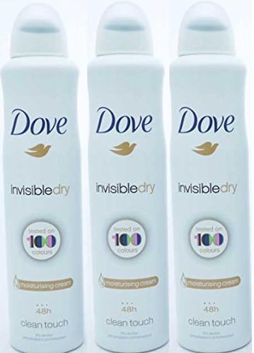 DOVE ANTIPERSPIRANT DEODORANT INVISIBLE DRY WOMEN 250ML - PACK OF 3