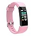 Produktbild moreFit Fitness Armband Kinder, Wasserdicht IP67 GPS Fitness Tracker Farbbildschirm Aktivitätstracker Schrittzähler Uhr mit Stoppuhren Vibrationsalarm Anruf SMS Beachten für Damen Herren Kinder, Rosa