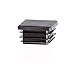 Produktbild 5 Stck. Quadratstopfen 140x140 mm Schwarz Kunststoff Endkappen Verschlusskappen
