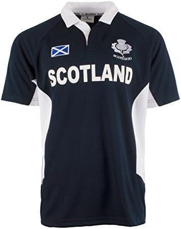 Rugby Nations Men's Six Nations Short Sleeve Rugby Shirt Scotland