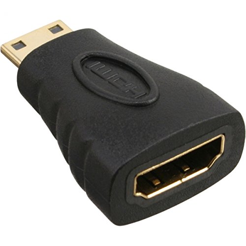 MANAX® HDMI Adapter, Mini HDMI C Buchse auf Micro HDMI D Stecker, vergoldete Kontakte
