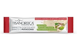 GIANLUCA MECH Tisanoreica Barretta Cioccolato Bianco e Pistacchio - 1x35g