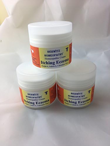 BERWITZ HOMEOPATHY ITCHING ECZEMA CREAM Triple Pack 3 x 50g (150g) to Soothe Dry Itching and Inflamed Skin Conditions