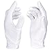 Produktbild Neewer 12 Paare (24 Handschuhe) 100% Baumwolle Lisle Weiß Inspektion Arbeitshandschuhe für Münzen, Schmuck, Silber, oder Foto-Inspektion