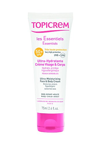 Topicrem Essentials Ultra-Moisturizing Face & Body Cream SPF50+ 75ml