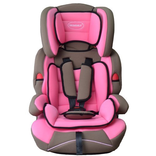 Bebehut Convertible Baby Car Seat & Child Booster Seats 9-36 kg Group 1-2-3 (Pink)