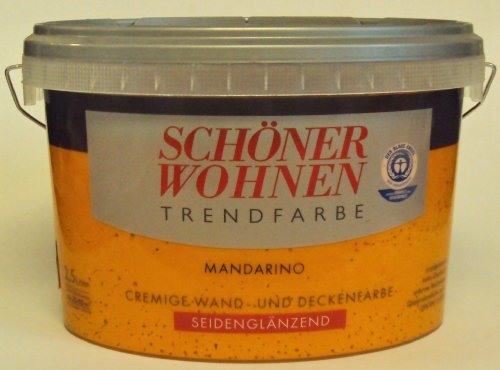 SCHÖNER WOHNEN TRENDFARBE MANDARINO SEIDENGLÄNZEND 2,5l