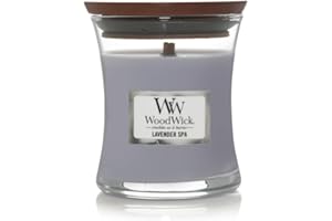 Woodwick Świeca zapachowa w szkle, wosk, fioletowy, 7 x 7 x 8 cm, 85