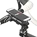 Produktbild QuickMOUNT 3.0 Fahrrad Halterung kompatibel mit Samsung Galaxy S7 (SM-G930F) Bike Kit mit Case und Regenhülle (Handyhalterung, Ladekabel- und Kopfhörer Anschluss) schwarz / matt