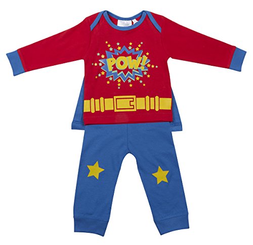 Strong Souls Baby Boys Pyjama Set 2 Piece Pjs Outfit Top + Bottoms Toddlers Nightwear Size UK 6-24 Months