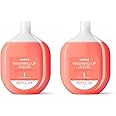 Method Washing Up Liquid Refill, Washing Up Soap, Tough on Grease and Grime, Fresh Peach & Pink Pepper Scent 1 x 1L (Pack of 2)