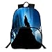 Produktbild Yy.f Cartoon Wolf Tasche Umhängetasche Schüler Kindermode Männliches Tier Rucksack Bunte Taschen,C-30*16*40cm