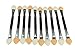 Glamour Girlz 10 Pack of 7cm Double Ended Eye Makeup Sponge Applicators