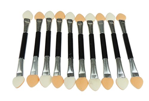 Glamour Girlz 10 Pack of 7cm Double Ended Eye Makeup Sponge Applicators
