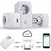 Produktbild Smart Steckdose, M.Way intelligente WLAN Steckdose, smart Wifi Steckdose, WLAN Smart Steckdose mit App Steuerung für IOS und Android