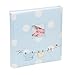Kenro baby boy blue polka dot design traditional photo album with 50 sheets / 100 pages