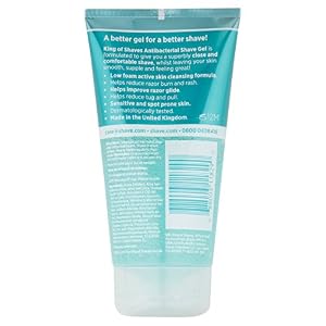 King of Shaves Antibacterial Shave Gel for Men, Low Foam for A Precise Shave, Suitable for All Skin Types 175ml TWIN… - Image 2