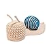 Bigood Newborn Girl Boy Crochet Clothes Baby Photograph Props Snail Beige