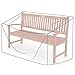 Produktbild WOLTU GZ1164tp Schutzhülle Schutzhaube Abdeckplane Abdeckhaube Gewebeplane , Gartenmöbel Plane Hülle Abdeckung wasserabweisend für Gartenbank 75x160x80cm , transparent