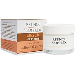 Crema Viso Idratante Rigenerante Antirughe alla Bava di Lumaca con Olio di Canapa e Retinolo - snail cream ultra lift giorno e notte