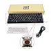 Produktbild JOYKK Backlit Wired Mechanical Keyboard, tragbare kompakte wasserdichte Mini-Gaming-Tastatur 61 Tasten Schalter für PC Mac - Braun