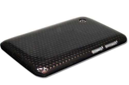 Luxburg® Diamond Design Schutzhülle für Samsung Galaxy Tab 2 7.0 GT-P3100 in Farbe Anthrazit Grau, Hülle Case aus TPU Silikon - 5