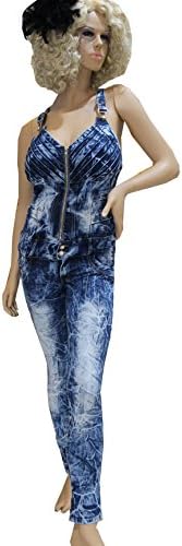 Women's jeans trousers pants, Push up / Lifts tail, Colombian elastic jeans 1600, blue color with size XS-XXXL (XS)