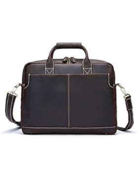 Männer Leder Schultertasche Messenger Bag Freizeit Business Style Retro