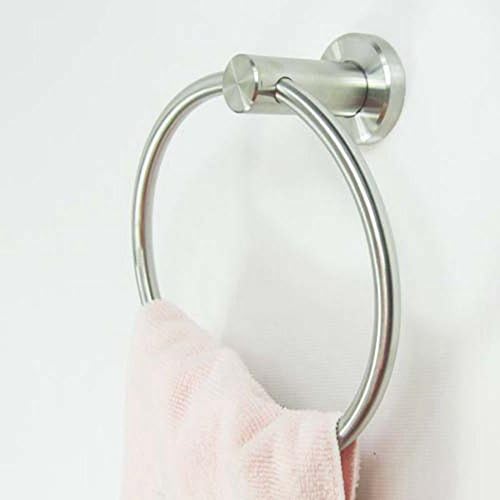 Yumore 304 Stainless Steel Brushed Towel Ring Towel Holder Towel Bar Bathroom Accessories Towel Racks Home Decoration