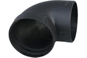 GONTOE Standheizung Luftausgang Anschluss PVC Klebefitting Bogen Rohr 75mm Winkel Klebemuffe Heizung Führung Rohr Winkel Lüftungsschlitz Auto Zubehör Lufterhitzer Standheizung Zubehör Luftführung Boge